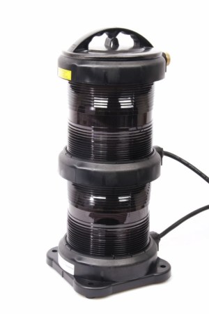 DHR70N Duplex Rundtlysende, Gul, Base Montert