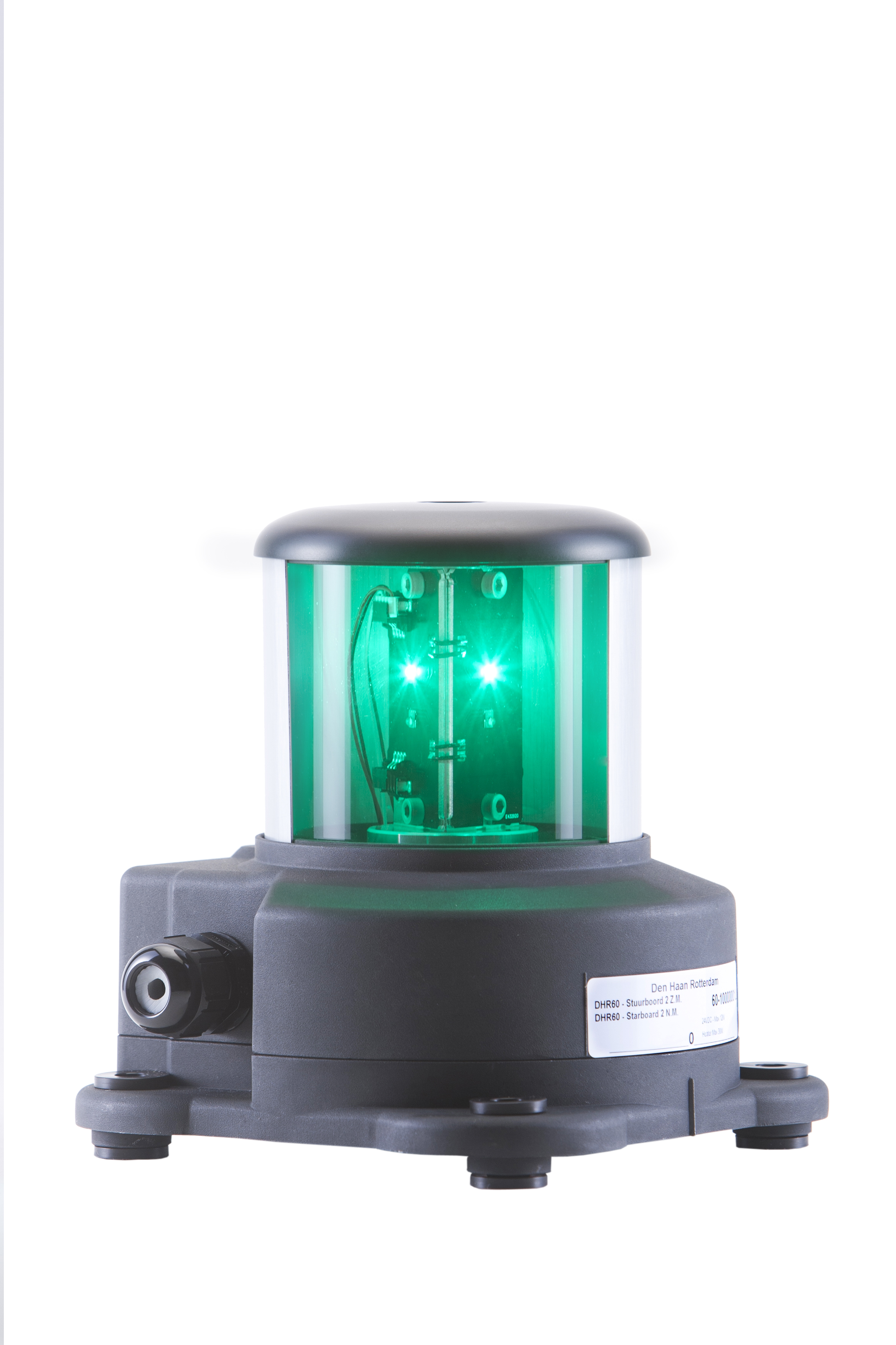 DHR60 LED Rundtlysende 180 Skjermet, Hvit, Base Montert - Bilde 4