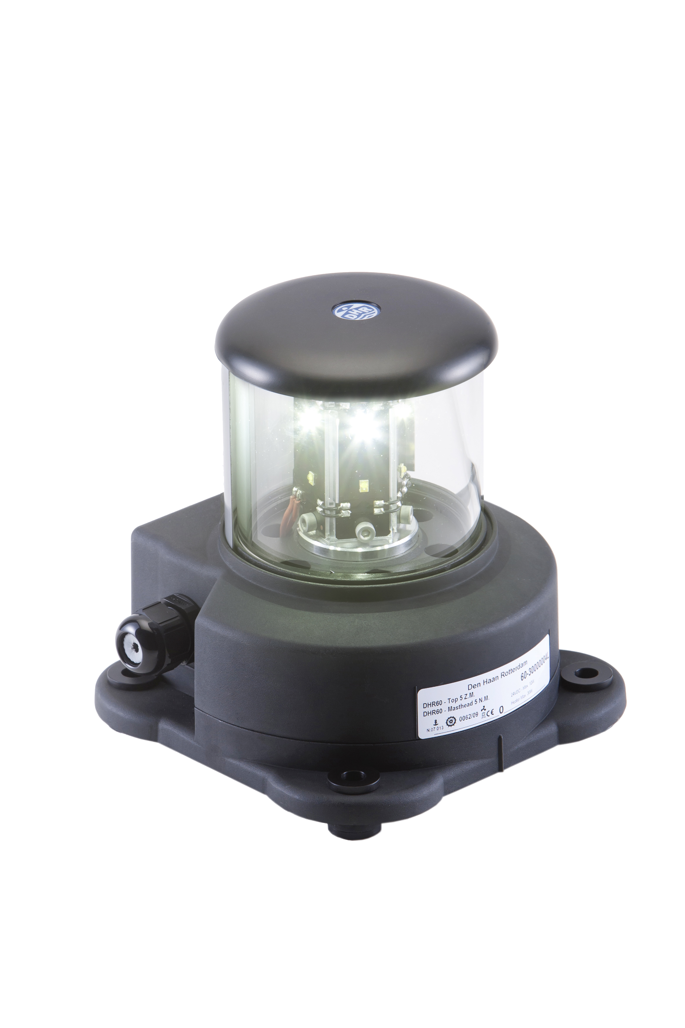 DHR60 LED Rundtlysende 180 Skjermet, Hvit, Base Montert - Bilde 11